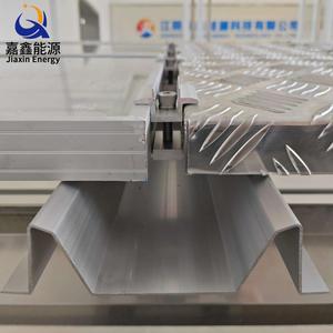 M型导水槽光伏BIPV支架铝合金排水槽