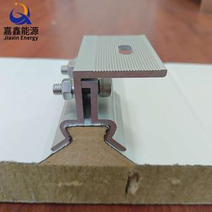 新款角驰夹具彩钢板屋面双边夹具固定支座