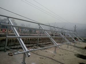 混凝土屋顶安装铝合金光伏支架