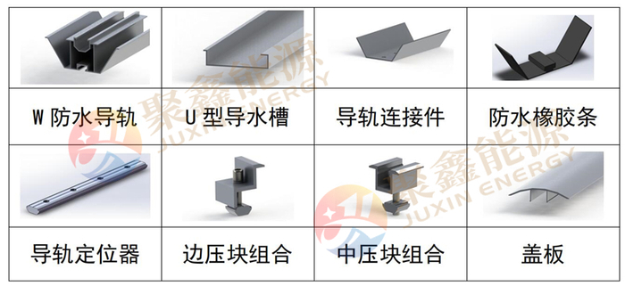 防水光伏支架部件構成Components of waterproof photovoltaic support.jpg