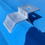 T型彩钢瓦屋面夹具铝合金光伏支架配件梯形卡扣JX-JJ022