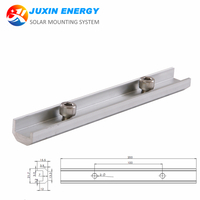Aluminum Rail Connector for Solar Panel Mounting